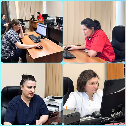 ჩვენი ცენტრის ექთნებს ტესტირება უტარდებათ